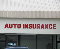Auto Insurance Sign